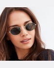 2018 Owalne Kobiet Okularów Przeciwsłonecznych Mężczyzna Okulary Pani Luksusowe Retro Metalowe Okulary Zabytkowe Lustro UV400 oc
