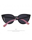 MERRY'S Cat Eye Okulary Przeciwsłoneczne Damskie Marka Projektant Mody Retro Przebili Kobieta Okulary óculos de sol feminino UV4