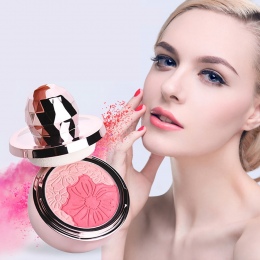 2018 moda nowy Wysokiej światła Koloru Rumieniec Przycinanie Powder Blush maquillaje profesional pinceaux maquillage paleta moda