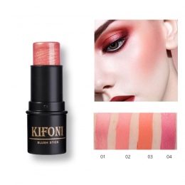 KIFONI Marka 4 kolor pieczone blush Makeup blush stick Paleta Twarzy Policzek krem Różu naklejki Długotrwały Nago Kosmetyki Natu