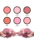 6 kolory Blush Makijaż Kosmetyki Blush Blady Naturalne Wciśnięty Róż Do Policzków Powder Palette Napełniania Urocze Policzków Tw