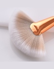 8 sztuk/zestaw zestaw makeup brush miękki syntetyczny głowy drewna uchwyt szczotki wentylatora flat brush zestaw dla kobiet eyes
