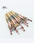 Nowy Makijaż Szczotki 12 sztuk Zestaw Bambusa Make Up Brush Miękki Syntetyczny Kolekcja Zestaw z Proszku Konturu Cień Do Powiek 