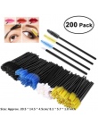 1 Pack Multicolor Jednorazowe Mascara Różdżki Rzęs Lash Eye Makeup Brush Szczotka Narzędzie Aplikatory Zestaw