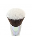 Flat Top Kabuki Brush Face Powder Makeup Brush Fundacja Blush Bronzer Kosmetyki Uroda Narzędzie Okrągły/Płaskie