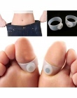 1 Para Magnetyczny Masaż Stóp Silikonowy Pierścień Toe Fat Burning Dla Weight Loss Pielęgnacja Stóp Odchudzanie Utrata Masy Ciał