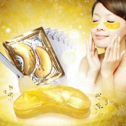 Złoty Kryształ Collagen Eye Mask Eye Patches Maski Cienie Pathces Pod Oczy Maski przeciwzmarszczkowy Nawilżają