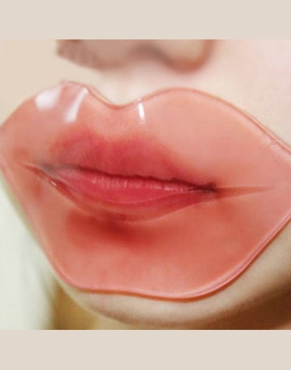 BIOAQU Nowa Piękna Różowa Kolagen Lip Mask Pielęgnacja Maska Żelowa Membrana Wilgoć Anti-Aging Make Your Wargi Atrakcyjne & Sexy