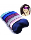 1 sztuk Nowy Czystego Jedwabiu Sen Reszta Eye Mask Wyściełane Shade Pokrywa Podróży Relax Pomocy Blindfolds Darmowa Wysyłka