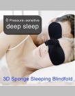 3D Gąbka Maska Snu Podróż Śpiąca Eye Mask Blindfold Spanie Pamięci cache yeux masque de nuit Drop shipping