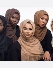MUQGEW New Arrival Klasyczny Luksus Wiskoza Maxi Marszczone Chmura Hidżab Szalika Chusty Miękkie Szale Muzułmanin Islam & Hurt D