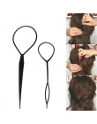 2 Sztuk Moda Topsy Tail Hair Braid Kucyk Ogon Maker Stylizacja Narzędzie Salon AU16