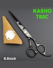 Japonia Kasho Nożyczek dla Fryzjerów Fryzjera Dostarcza Tytanu 440c Profesjonalne Fryzjerskie Nożyczki do Cięcia Włosów