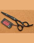 6.0 ''Japonia Kasho 440C Czarny Kolor Nożyczki Fryzjerskie Nożyczki Nożyce Do Cięcia Degażówki Profesjonalne Ludzkich Włosów H10