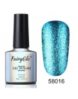 FairyGlo 10 ml UV LED Tłoczenia Farby Polski Paznokci Bling Glitter Nail Gelpolish Nail Art Enamel Vernis a Ongle Nagellak szczę