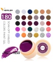 #50628 CANNI Wzorów Zdobienia Paznokci 2 w 1 UV/LED Soak Off 141 Kolory 5 ml Odkleić Kolor Żel UV