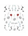 1 sztuk Paznokci Naklejki Motyl Kwiat Woda Transferu Naklejka Sliders dla Nail Art Decoration Tatuaż Okłady Narzędzia Do Manicur