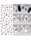 Rocooart DS255 DIY Przenieś Nails Art Naklejki Kolorowe Fioletowy Fantacy Kwiaty Paznokci Naklejki Okłady Folia Naklejka manicur