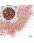 1 Box Platinum Shiny Nail Glitter Powder Laser Świecący Diament Manicure Nail Art Chrome Pigment DIY Nail Art Decoration LABG01-