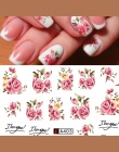 SŁODKIE TRENDU 1 Arkusz Rose Flower Fashion Nail Art Transferu Wody Naklejki Kalkomanie Wskazówka Dekoracje DIY Akcesoria Nails 
