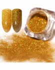 URODZONY DOŚĆ Starry Paznokci Glitter Powder Holograficzny Laserowego Glitters Pył Manicure Nail Art Dekoracje