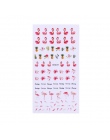 Flamingo Paznokci Naklejki Serii Zwierząt Naklejka Wody Oceanu Kot Roślin Wzór 3D Manicure Naklejka Nail Art Decoration