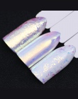URODZONY DOŚĆ Chameleon Neon Nail Glitter Lustro Opalizujący Paznokci Cekiny AB Kolor Chrom Nail Art Pigmentu Proszek do Żel UV 