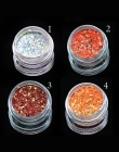 1 Box Błyszczące Cekinami Glitter Porady Żel UV Do Paznokci Nail Art Decoration Kolorowe Paznokci Glitter Powder Pył Manicure Ak