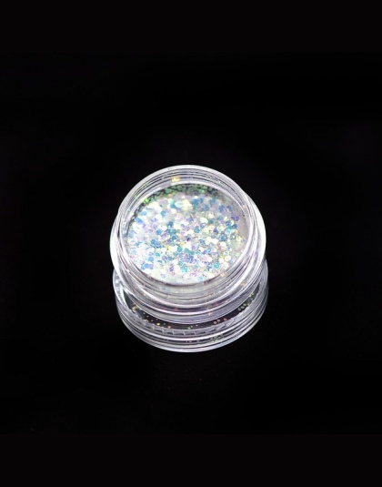 1 Box Błyszczące Cekinami Glitter Porady Żel UV Do Paznokci Nail Art Decoration Kolorowe Paznokci Glitter Powder Pył Manicure Ak