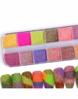 1 zestaw Shiny Laserowe Brokat Paznokci Proszek Chrome Pigmenty Pyłu Mix Gwiaździste Holograficzny Kolor Polski Nail Art Dekorac