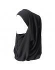 Wysoka Jakość Pearl Bańka Szyfonowa Muzułmaninem Hidżab Chustki na szyję Szalik Szal Okład Głowy Zwykły Jednolity Kolor