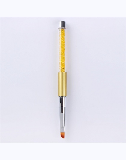 URODZONY DOŚĆ Gradientu Malowanie Paznokci Szczotka Rhinestone Uchwyt Rysunek Żel UV Pen Manicure Nail Art Brush Tool