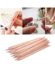 Nowy 20 sztuk/zestaw Pomarańczowy Kobiety Lady Pokój Koniec Nail Art Drewno Stick Cuticle Pusher Remover Pedicure Manicure Narzę