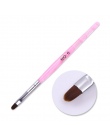 NICOLE PAMIĘTNIK 1 Pc Żel UV Nail Art Brush Pen Z Kapelusza Różowy NR 6 Żel UV Nail Art Manicure narzędzie