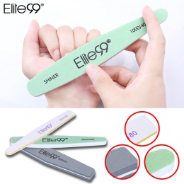 Elite99 3 Mix Rozmiar Dwustronnie Nail Pliki Szlifowanie Pro Nail Art Szlifowanie Bar Manicure Pedicure Paznokci Narzędzia