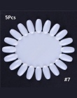 Wyświetlacz Karty Kolorów Nail Art Praktyka Narzędzia Tipsy Clear White klamra Pierścień Manicure Kolor Karty na lakier do Pazno
