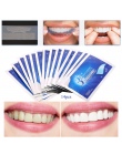 28 sztuk/14 Pair 3D Biały Żel Zęby Wybielanie Zębów zestaw Dentystyczne Wybielanie dla sztuczne Zęby Licówki idealne uśmiech den