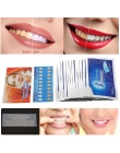 28 sztuk/14 Pair 3D Biały Żel Zęby Wybielanie Zębów zestaw Dentystyczne Wybielanie dla sztuczne Zęby Licówki idealne uśmiech den
