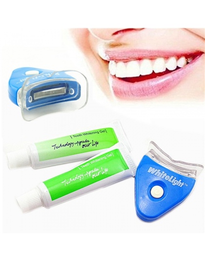 Gorąca Wyprzedaż! gorący Nowy Biały LED Światło Wybielanie Zębów Żel do Zębów Wybielacza Zdrowe Oral Dental Care Pasta do zębów 