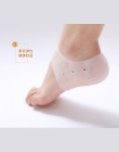 2015 New arriver feet care socks 2PCS New Silicone Moisturizing Gel Heel Socks with hole Cracked Foot Skin Care Protectors