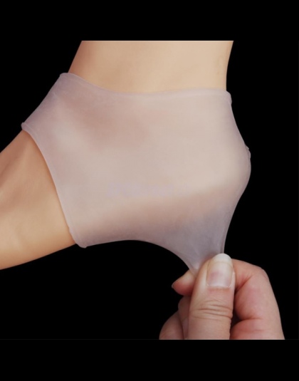 1 Para Spierzchnięte Narzędzie Pielęgnacja Stóp Nawilżający Żel Silikonowy Cracked Heel Socks Protector Skin Care Masażu Pedicur