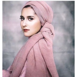 Najnowszy Bubble Zwykły Bawełniany szalik wrap hidżab Muzułmaninem Hijabs hot projektu Zimy Ciepły Fala Pomarszczony szalik/szal