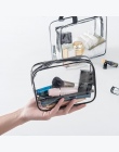 Przezroczyste PVC Kosmetyczka Kobiety Mężczyźni Podróżować Makeup Torby Zamek Uzupełnić Zestaw Toaletowe Uroda Wash Organizator 