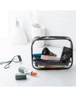 Przezroczyste PVC Kosmetyczka Kobiety Mężczyźni Podróżować Makeup Torby Zamek Uzupełnić Zestaw Toaletowe Uroda Wash Organizator 