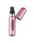 Moda Mini Wkładem Perfume Bottle Konserwy Air Spray Dolne Pompy Perfum Rozpylanie do Podróży Makijaż Narzędzia Kosmetyczne 5 ml