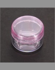 5 Sztuk Pusty Pojemnik Kosmetyczny Plastikowe Jar Pot Eyeshadow Makijaż Podróż Pole Twarzy Krem Balsam Butelki Wielokrotnego Nap