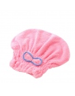 Ręcznik z mikrofibry Szybkie Suszenie suszenie Włosów Bowknot coral velvet Silna Absorpcja Wody Do Kąpieli Cap Włosy Suche Wanna