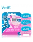 Oryginalne Gillette Venus Breeze Ostrze Maszynki Do Golenia Dla Kobiet Różowy Panie Serii usuwanie Włosów Dla Dziewczynek