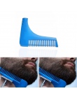 Nowy Gorący Mężczyzna Przydatne Pro Beard Golenia Kształtowanie Narzędzia Grzebień dla Doskonałe Linie Symetria profesjonalne Li