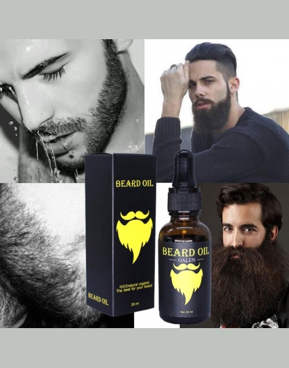 Mężczyźni Broda Broda Ciekłego Oleju Wzrostu Rzęs Szybko Poprawić Odżywianie Wąsy Wąsy Twarzy # F